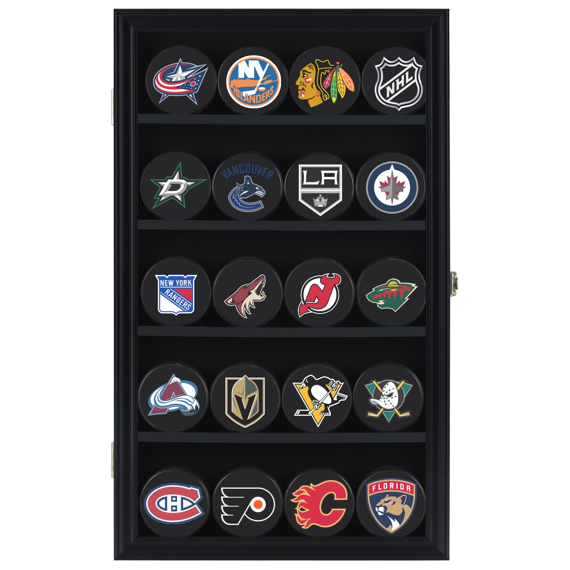 DisplayGifts slim side profile highlighting low 2.2-inch depth and wall clearance