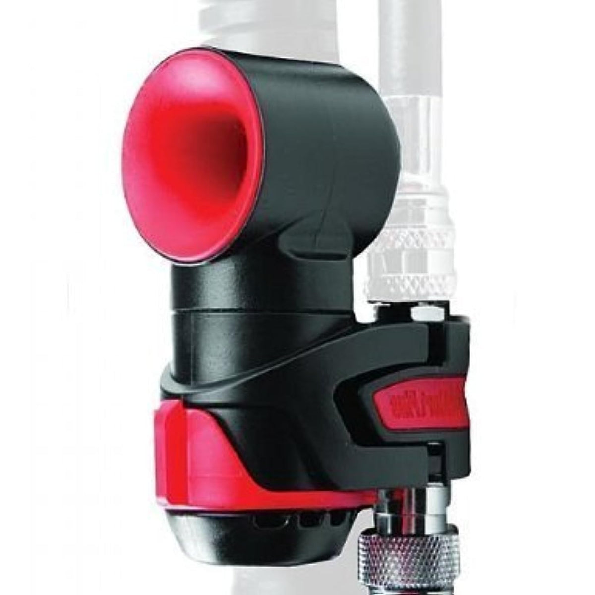 Dive Alert front view showing compact device and quick-connect fittings for instant signaling benefit