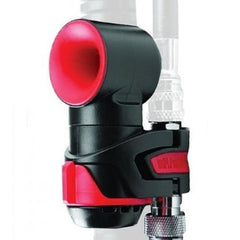 Dive Alert front view showing compact device and quick-connect fittings for instant signaling benefit