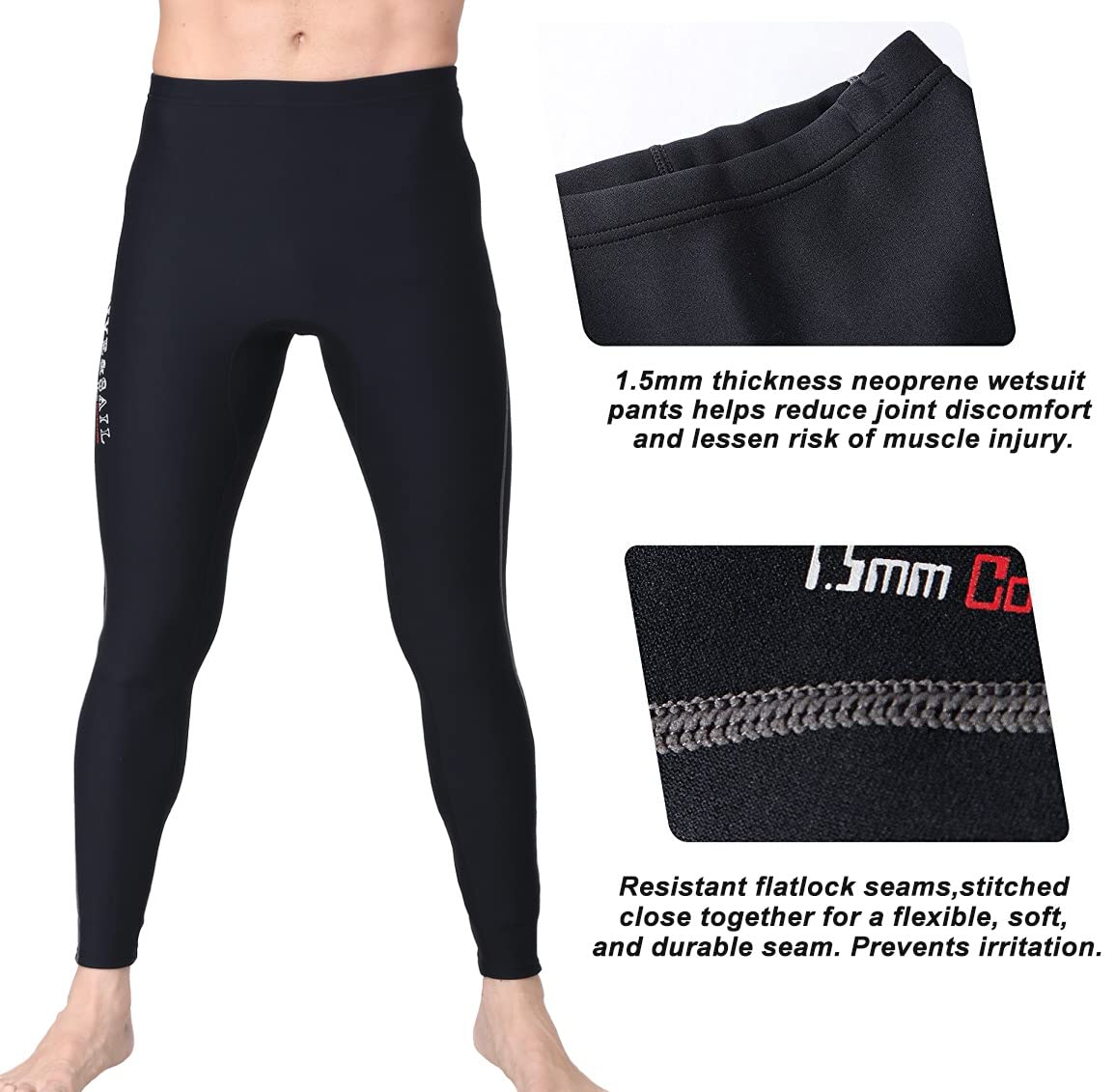 DIVE & SAIL adjustable waist detail demonstrating secure fit benefit