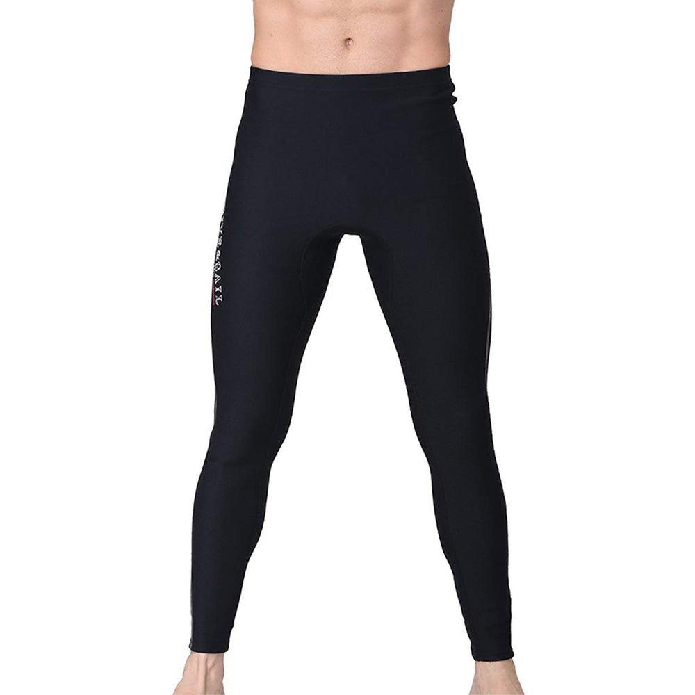 DIVE & SAIL front view of wetsuit pants showing fit and coverage for comfort