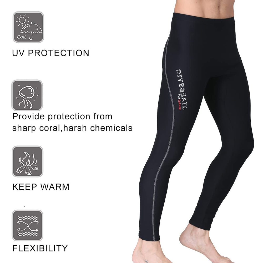 DIVE & SAIL flatlock seam detail reducing chafing for longer sessions
