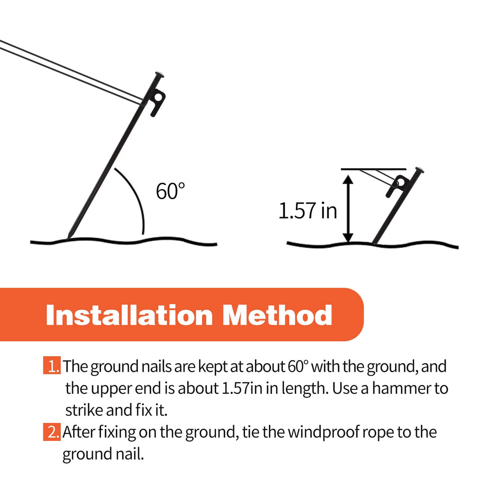 DkOvn hammer hook pulling a stake out for easy stake removal