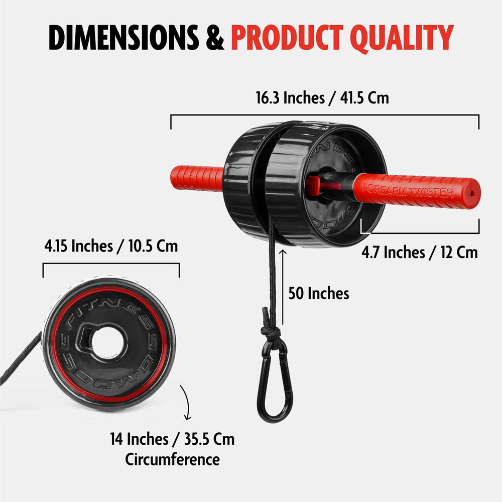 DMoose roller on workout mat showing portability and everyday usability