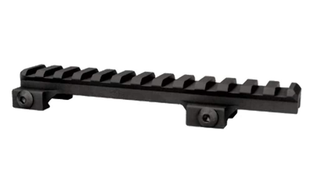 DNZ Yankee Hill front view on Picatinny rail showing secure mounting and improved sightline
