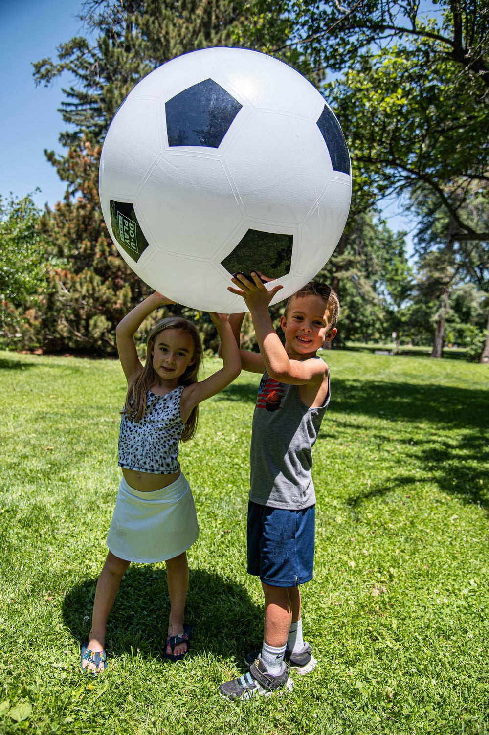 DO U PLAY close-up of rubber texture and seams showing durability for rough play