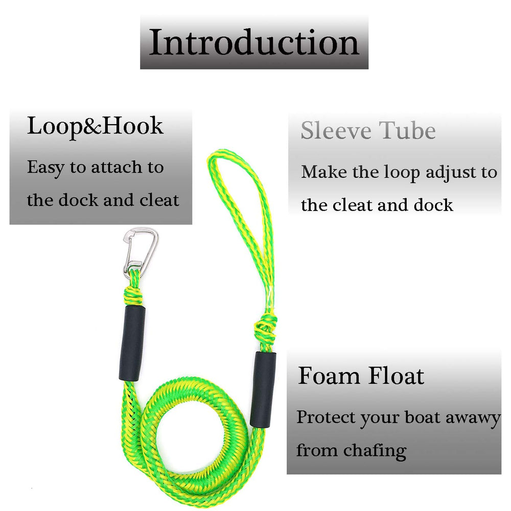 DockMoor tied to dock cleat with kayak showing secure fit and reduced chafe benefit