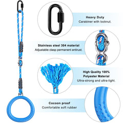 Dolibest adjustable strap with stainless steel buckle showing quick length change