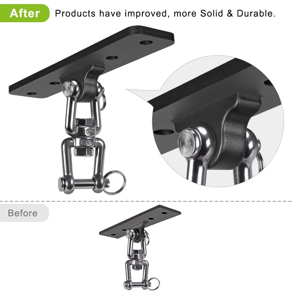 Dolibest close-up of open swivel detailing smooth 360° rotation benefit