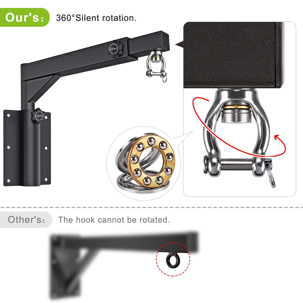 Dolibest mounted on garage wall illustrating sturdy setup and space-saving benefit