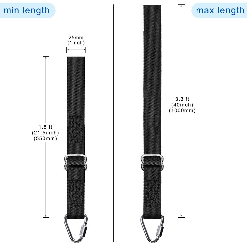 Dolibest size comparison with tape measure showing strap and connector dimensions