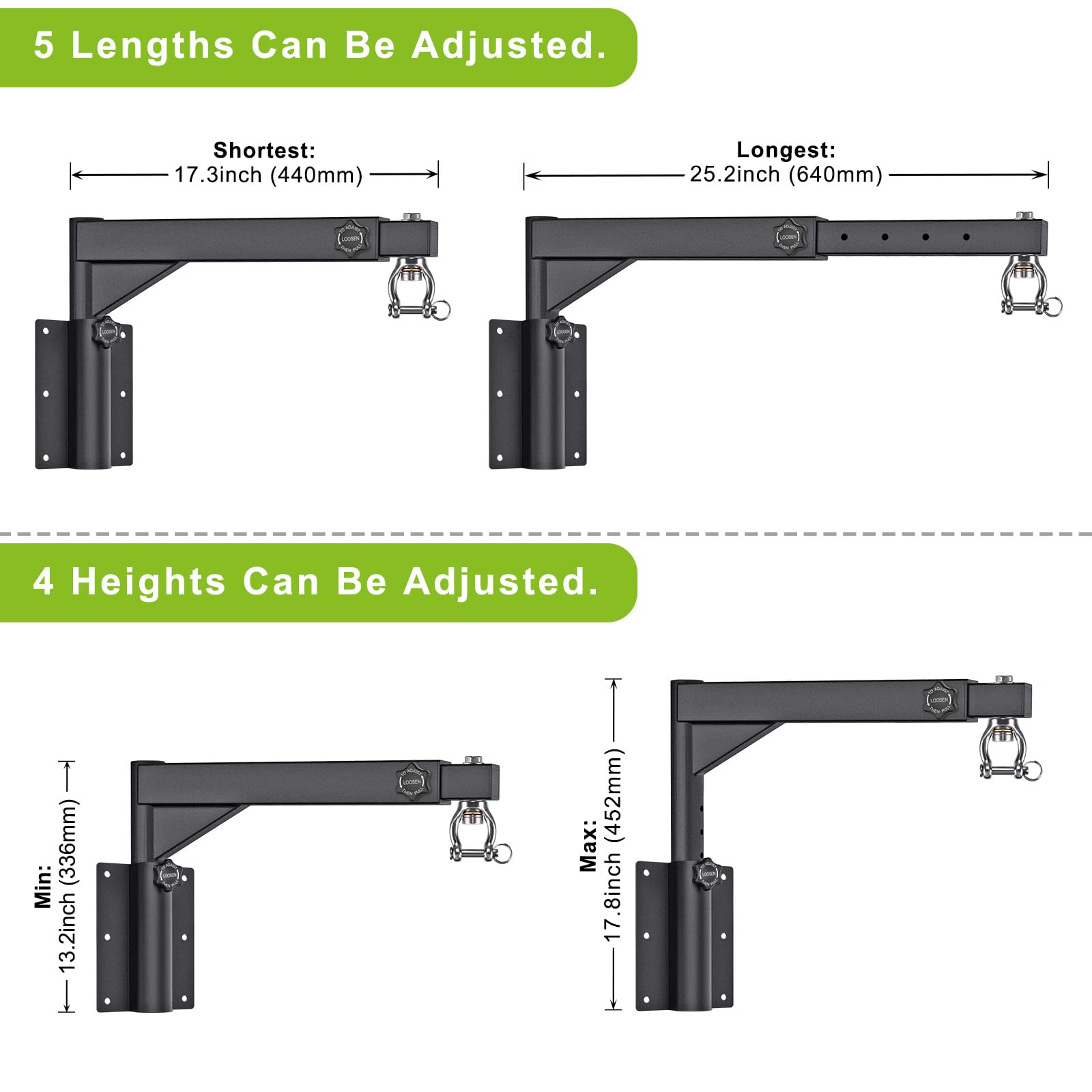Dolibest close-up of 360° swivel bearing for smooth rotation and realistic movement