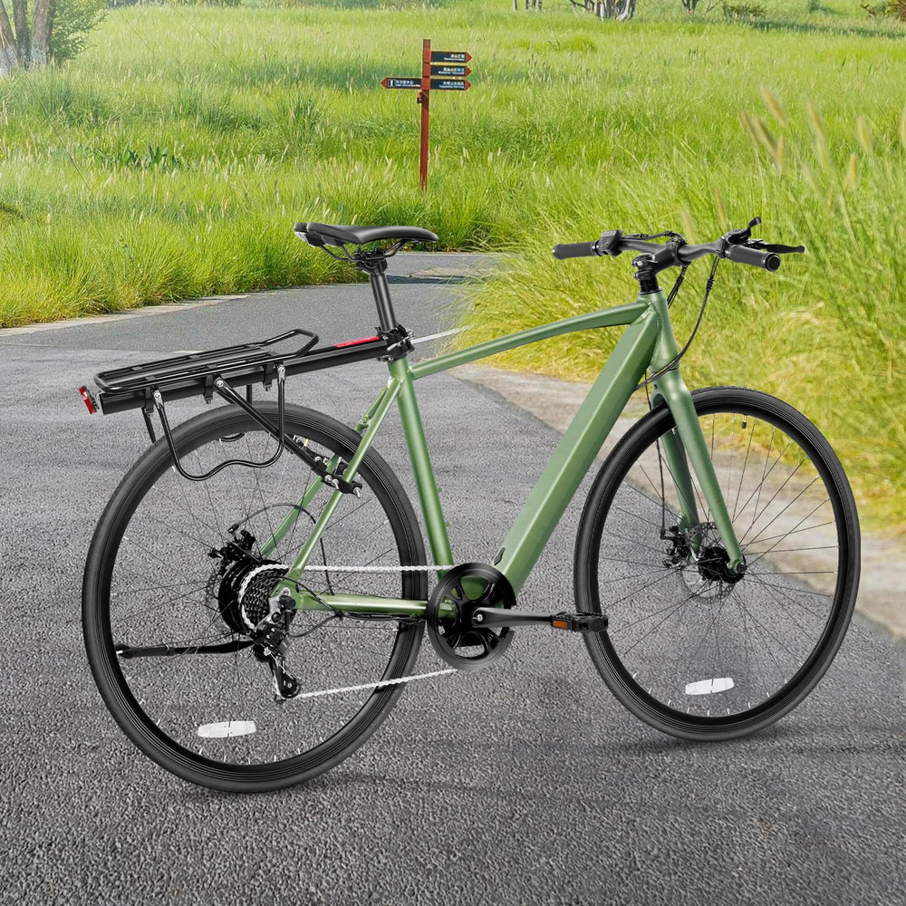 Donext rack mounted on bicycle demonstrating practical everyday use