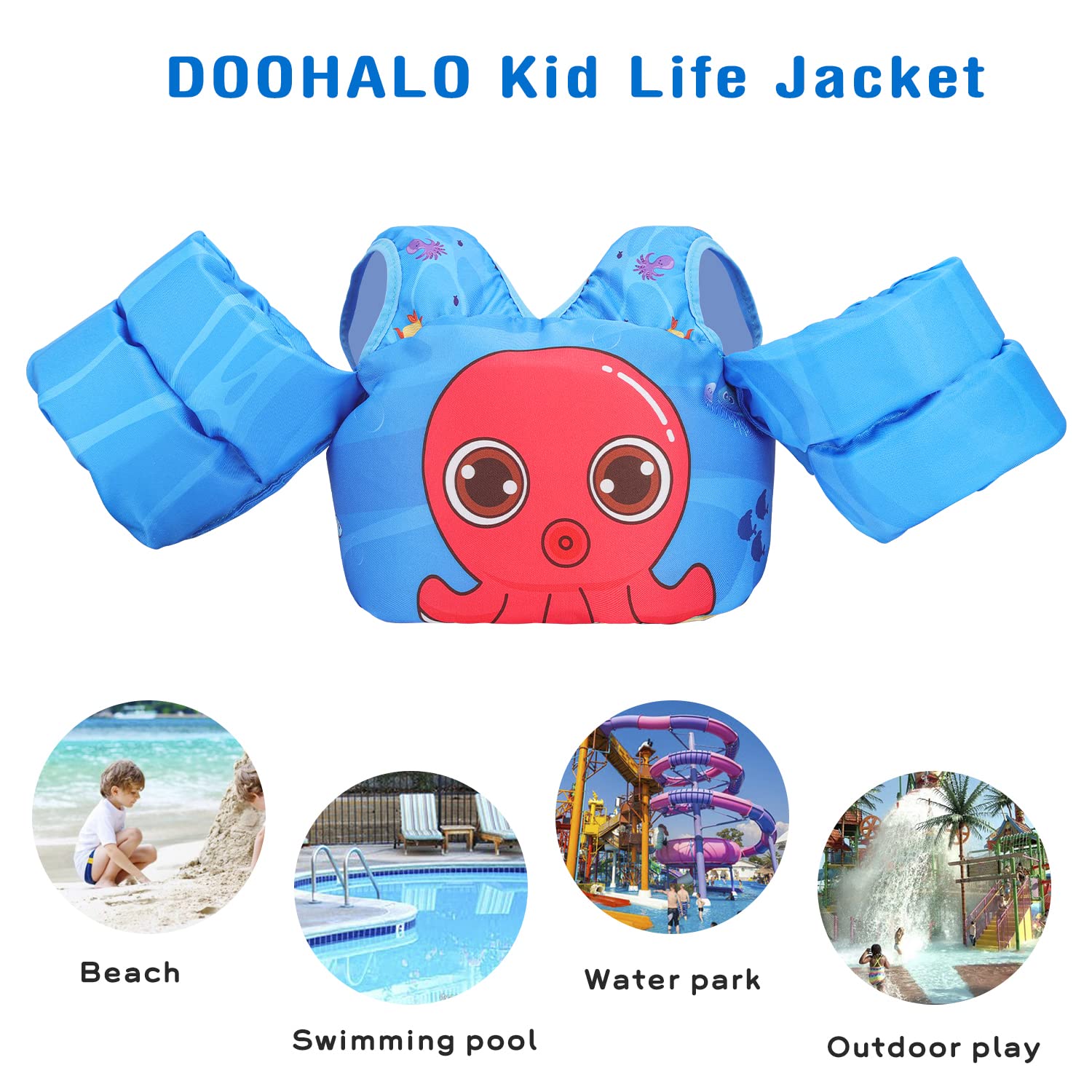 DOOHALO fabric texture and edge finish close-up, enhancing durability and comfort
