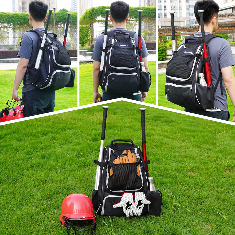 Dotpraise backpack on field demonstrating carry comfort and practicality
