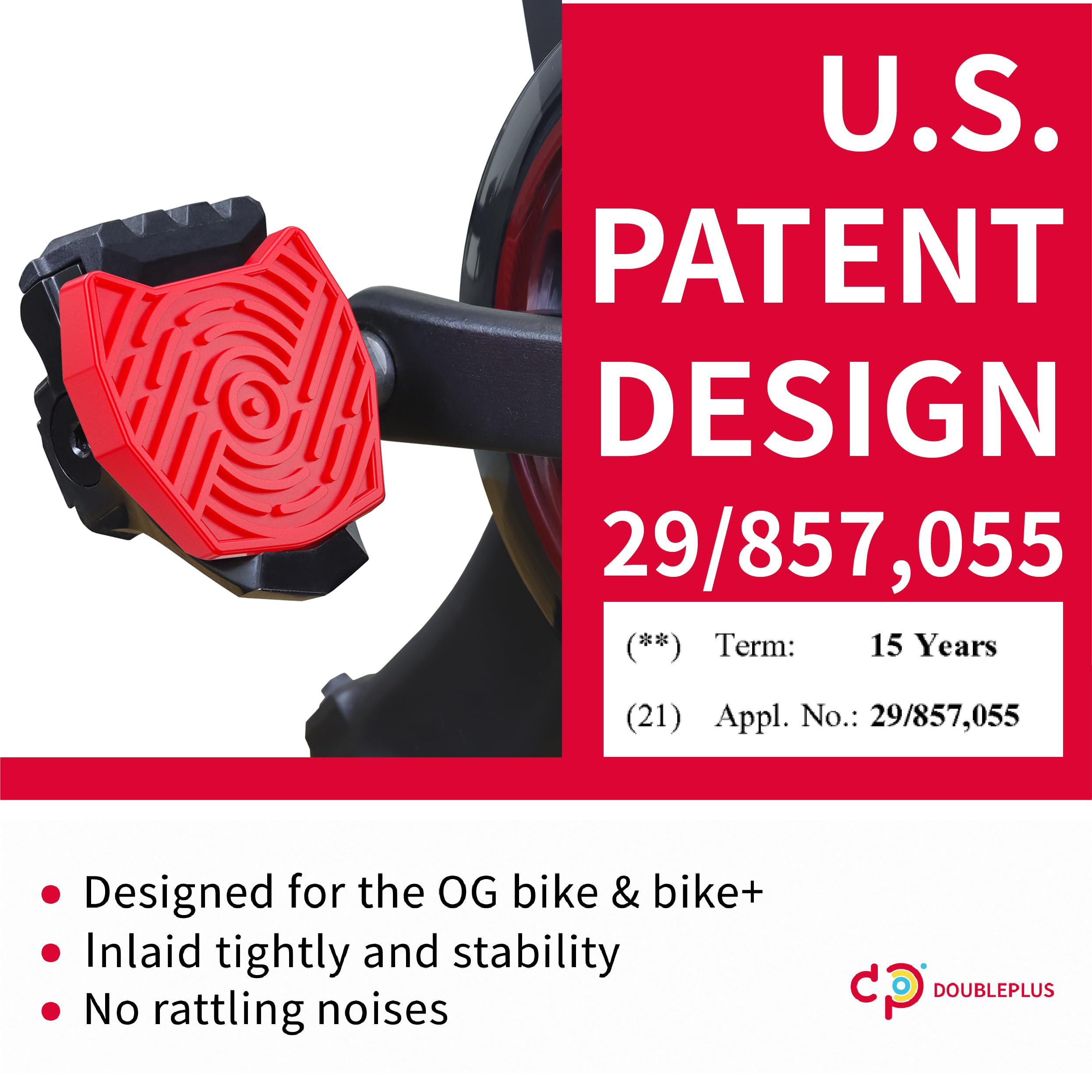 DoublePlus close-up of threaded surface providing extra traction benefit