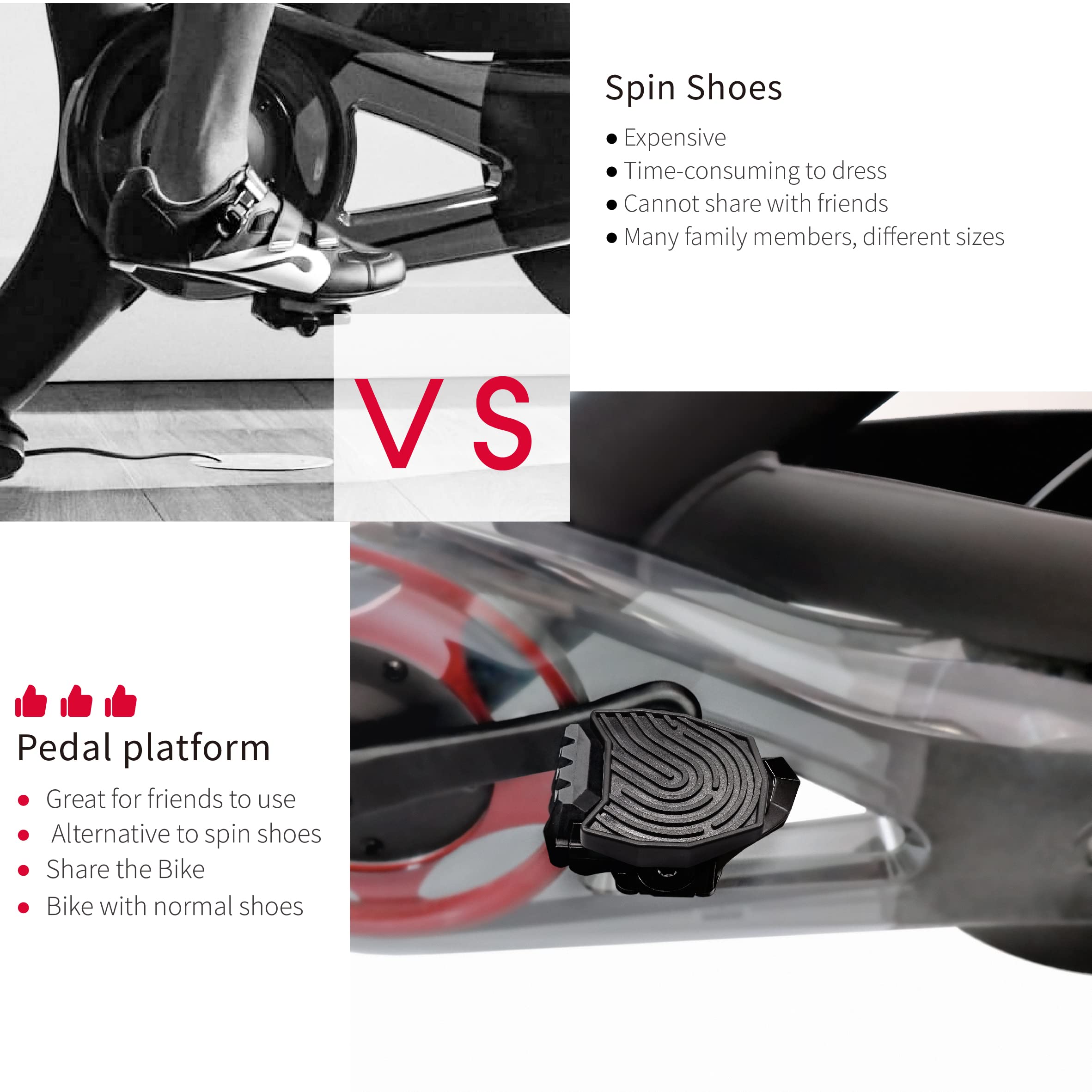 DoublePlus next to sneaker showing size and scale for household sharing convenience