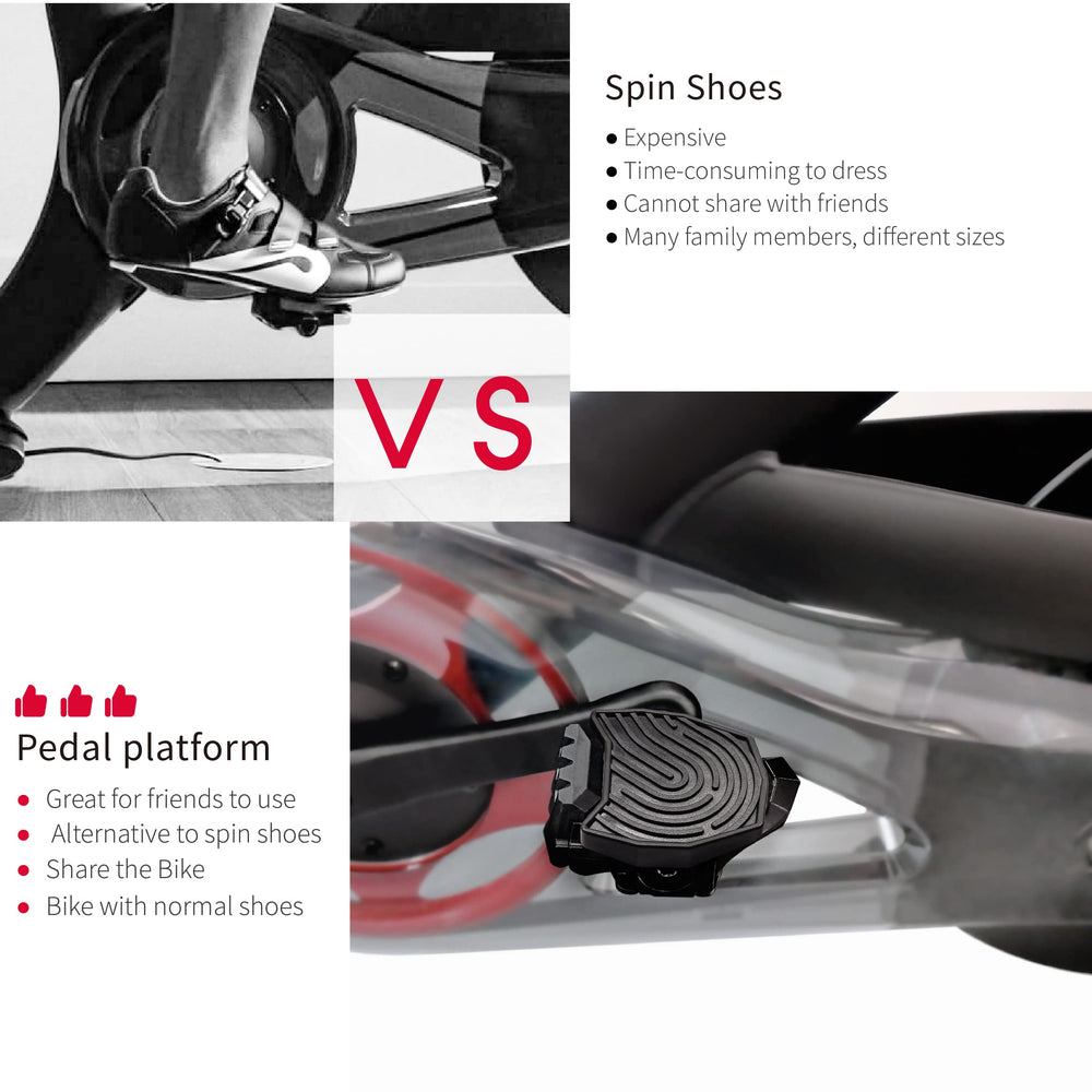 DoublePlus next to sneaker showing size and scale for household sharing convenience