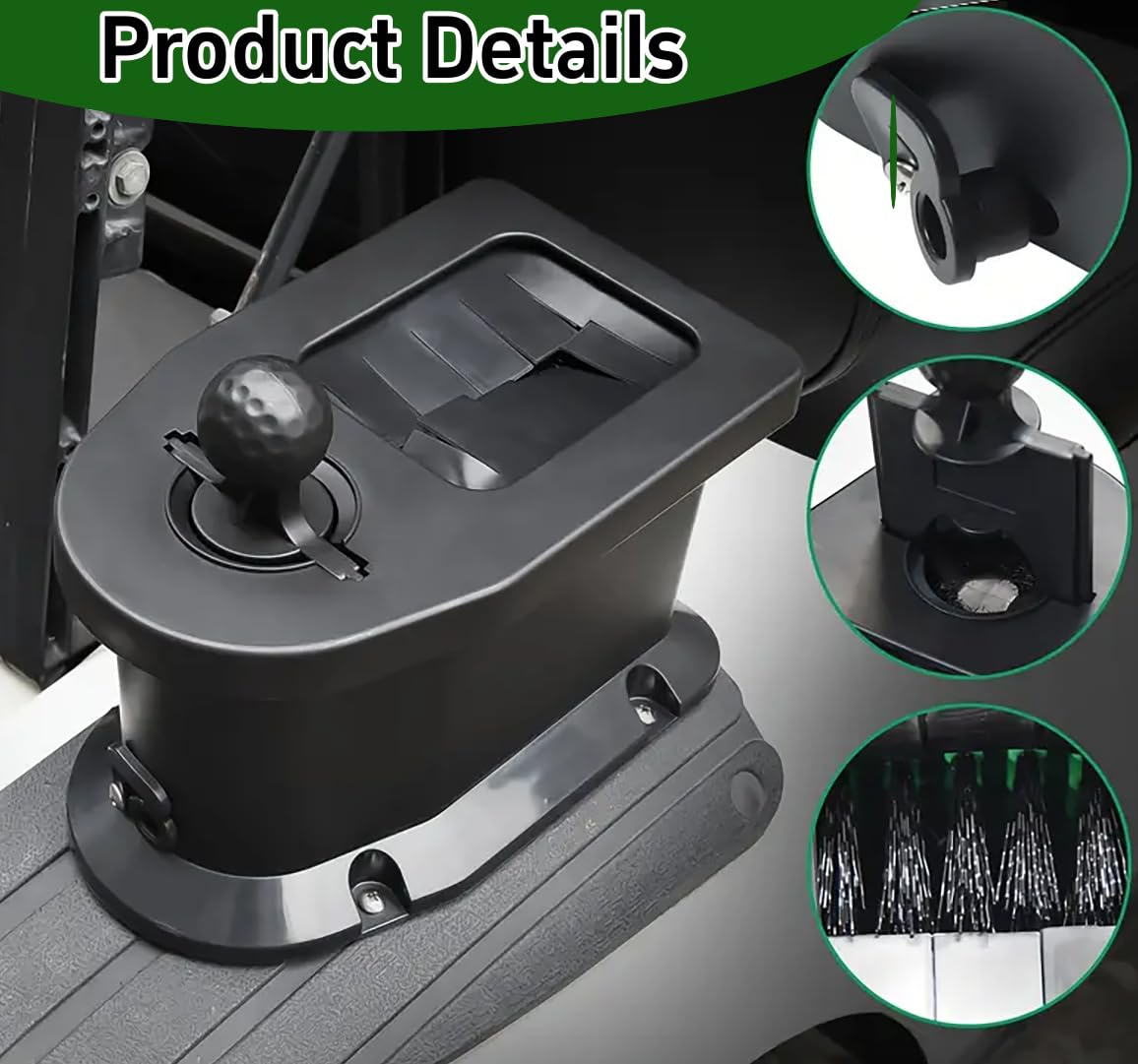 Dr.Acces installed on a golf cart near bag for convenience during play