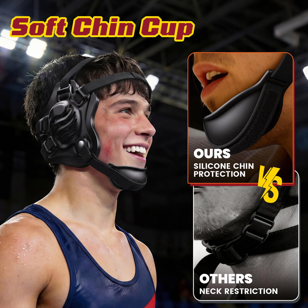 DR.BUNORDLE headgear worn during sparring for stable, clear communication