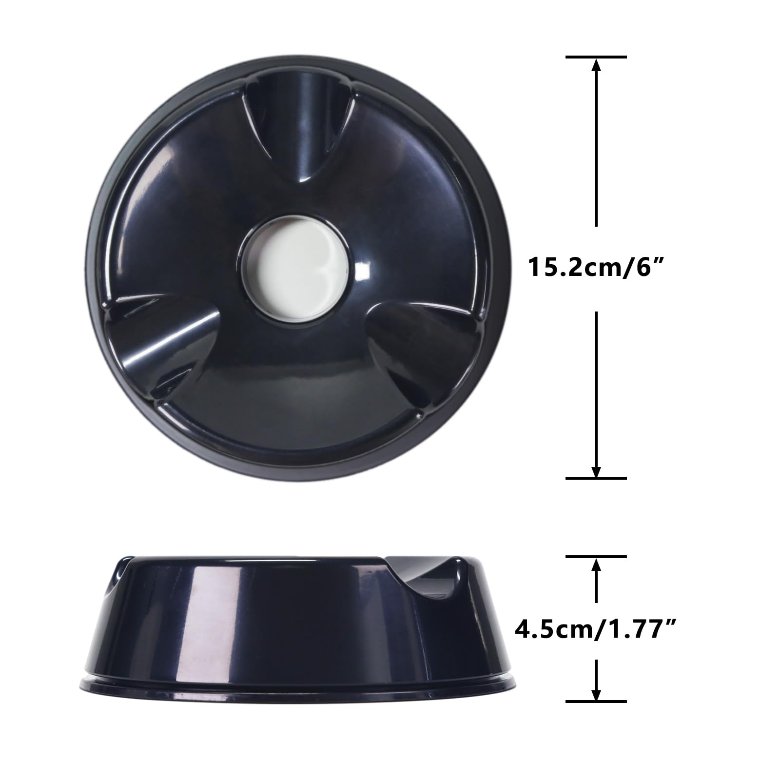 DREAMZA smooth cup close-up highlighting nonabrasive surface to protect ball finish