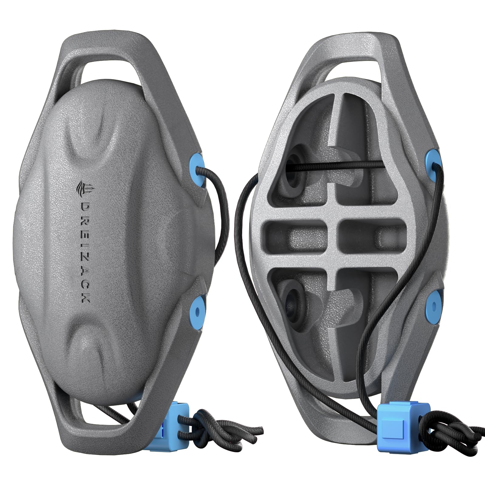 Dreizack compact storage on deck showing space-saving convenience