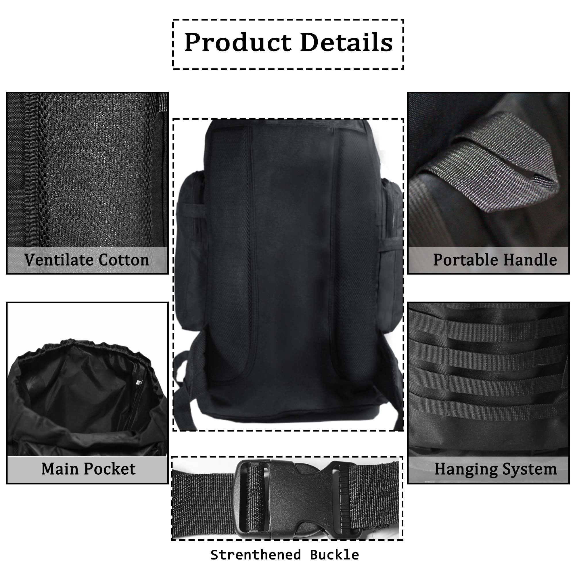 Dressfo YFREAL main compartment open showing roomy interior and laptop sleeve