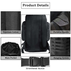 Dressfo YFREAL main compartment open showing roomy interior and laptop sleeve