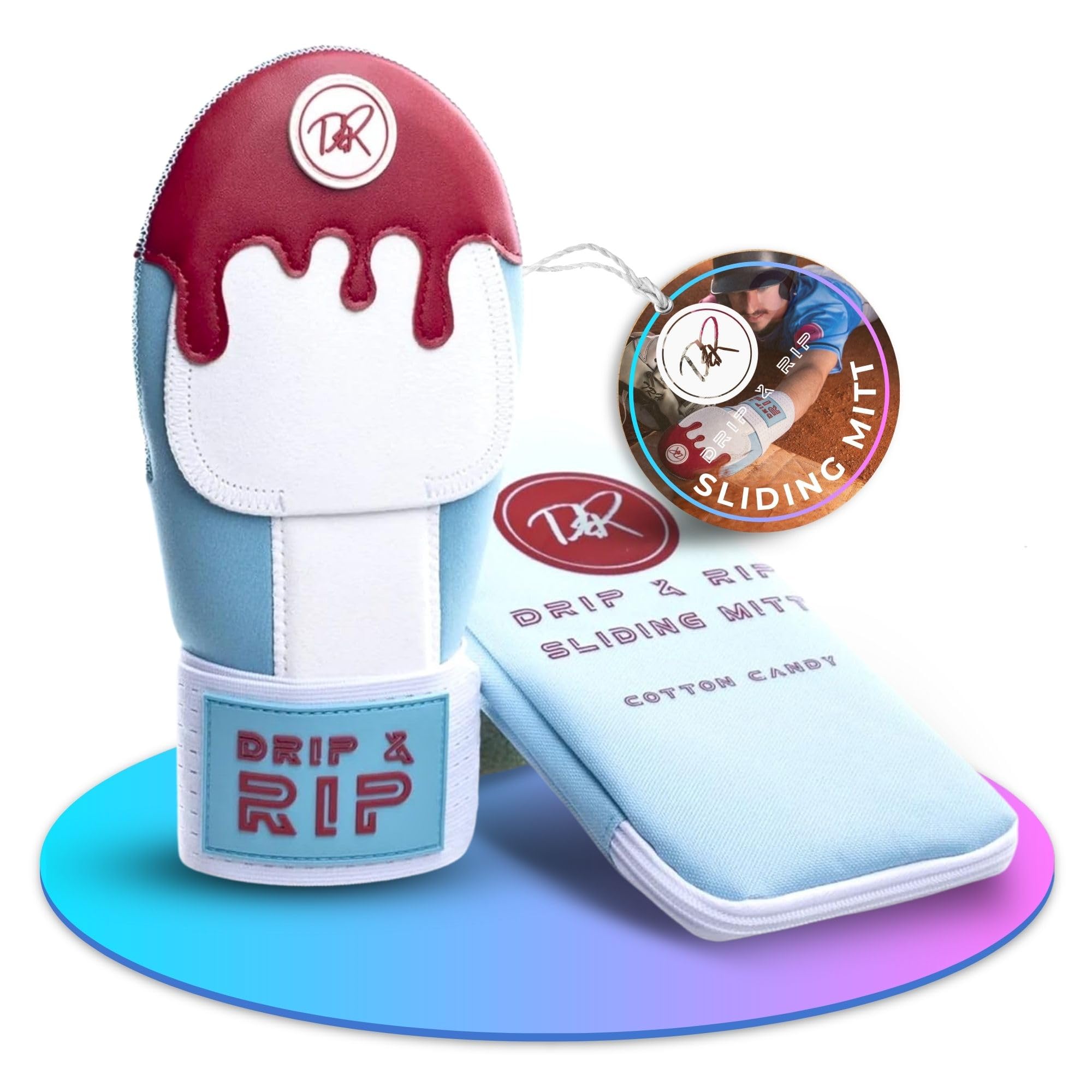 Drip & Rip front view showing ice cream design for stylish protection