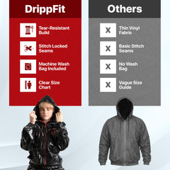 Dripp Fit full two-piece set on model demonstrating range of motion