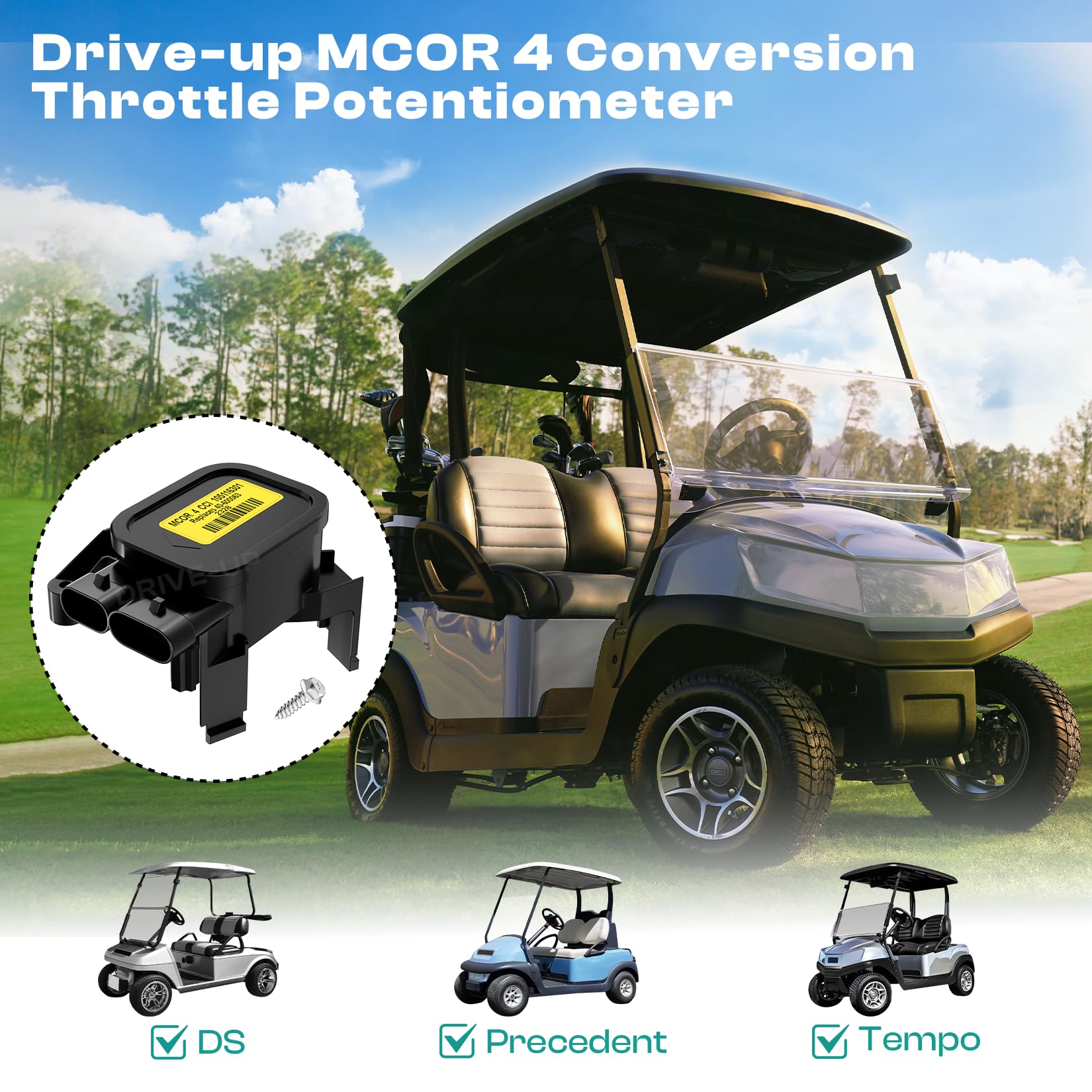 DRIVE UP MCOR 4 packaging and label confirming OEM part match