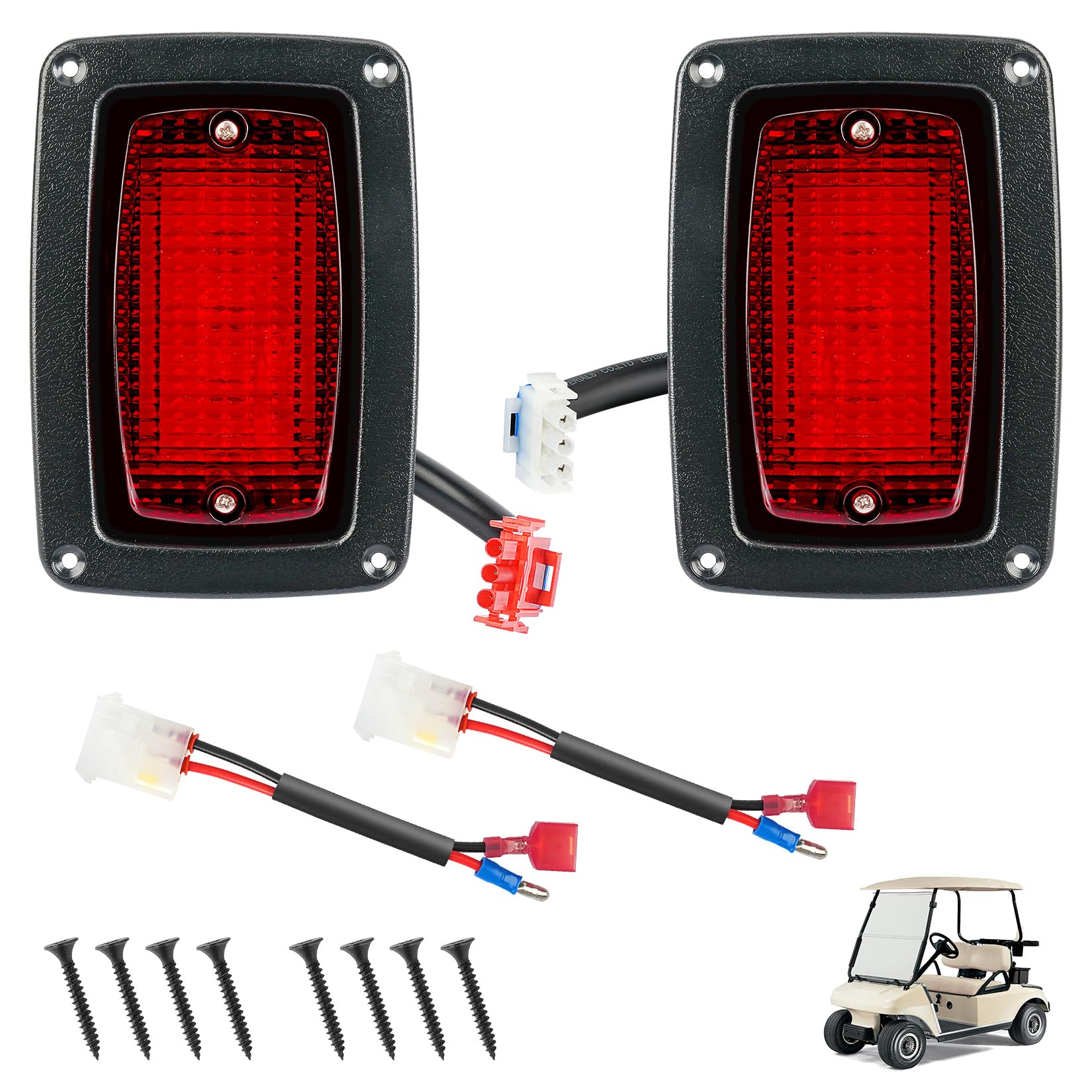 DRIVE UP front view of LED tail light pair showing clean fit and modern look
