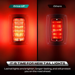 DRIVE UP taillights mounted on Club Car DS demonstrating proper fitment