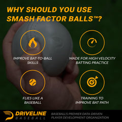 Driveline Smash Factor close-up foam texture for consistent flight performance
