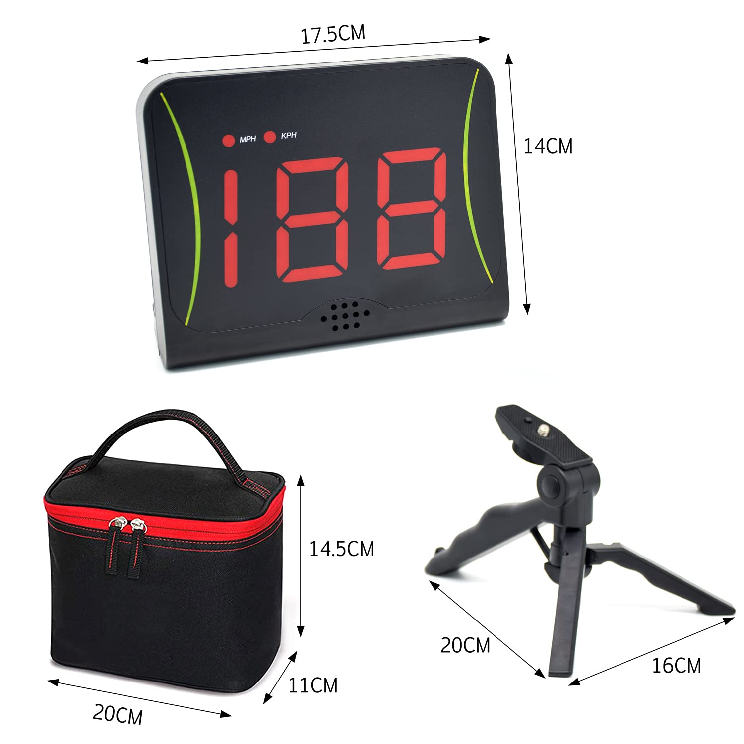 DRM carry bag with radar and tripod, convenient storage and field transport