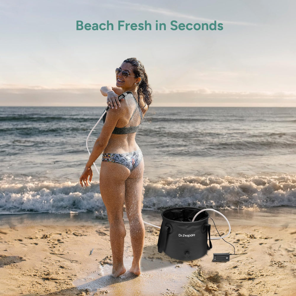 DR.PREPARE compact packed for travel illustrating lightweight, space-saving storage