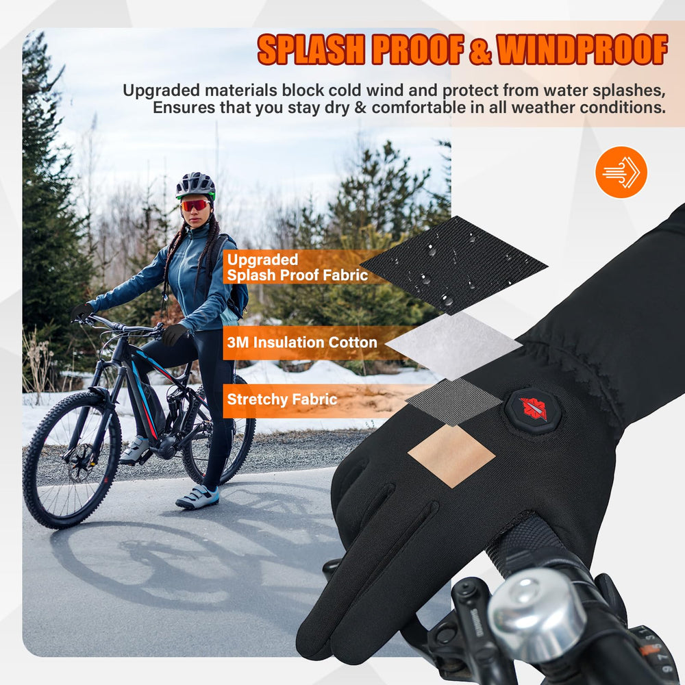 Dr.Warm gloves worn while driving showing maintained dexterity and control