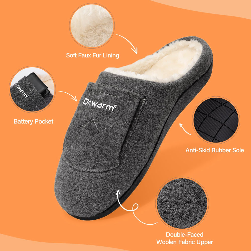 Dr.Warm thin heating element under lining delivering even foot warmth