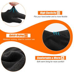 Dr.Warm fingertip on smartphone showing touchscreen function and convenience benefit