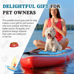 Drydiet pictured in use with dog on kayak providing stable footing