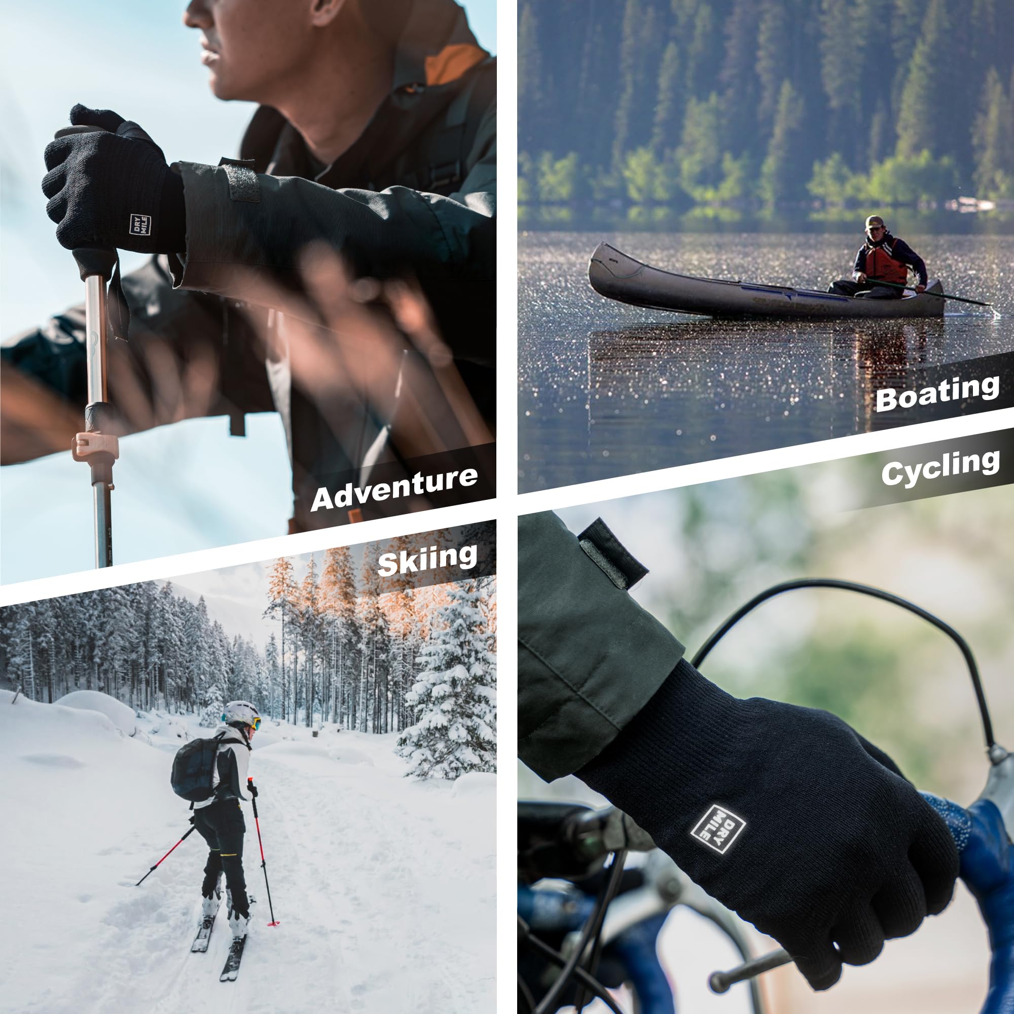 DRYMILE Alpine on cyclist during wet commute showing breathability and reliable grip