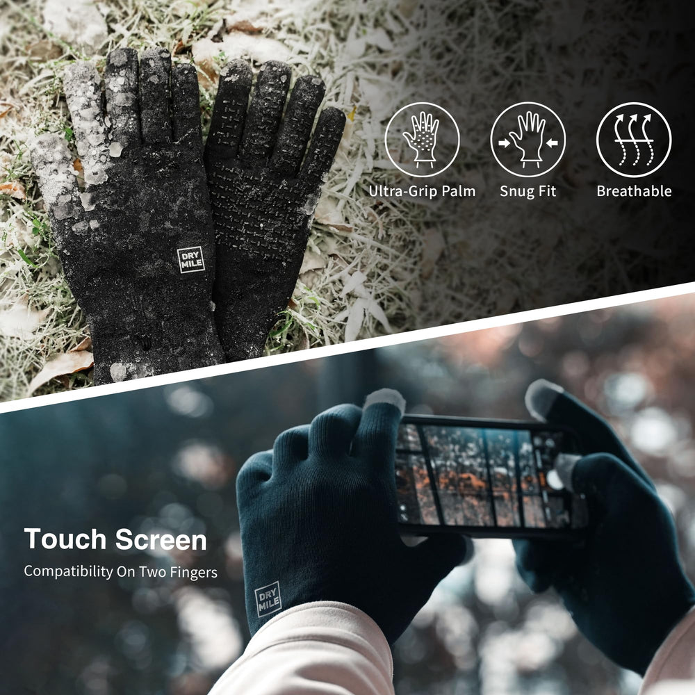 DRYMILE Alpine palm grip detail displaying textured non-slip surface for secure handling