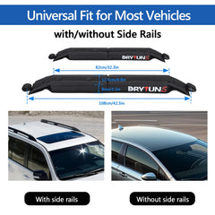 Drytuns board mounted on SUV illustrating easy tool-free installation and fit