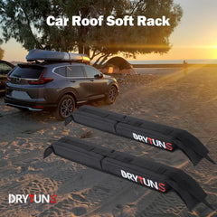 Drytuns close-up of EVA padding protecting car roof and reducing vibration