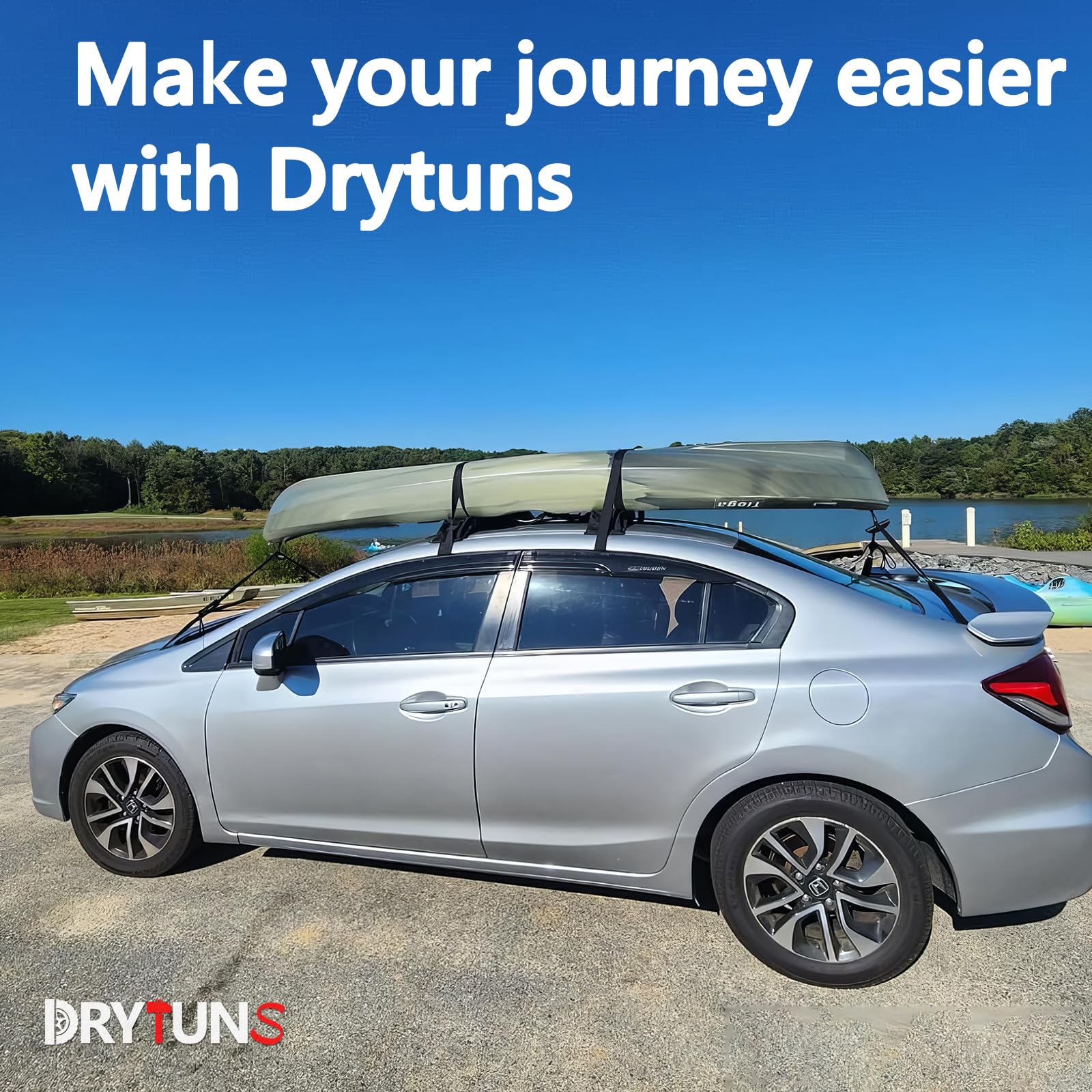 Drytuns side profile showing clearance and reduced wind resistance while driving