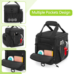 DSLEAF side mesh pockets holding water bottle and accessories for convenient access