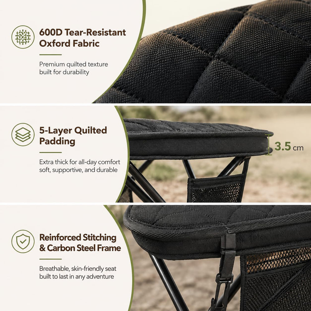 DTYJLWYJ side profile open stool demonstrating stable seating