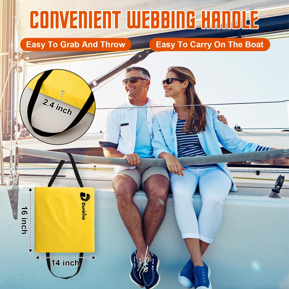 Dunkive polyester shell and foam texture close-up showing durability and water resistance