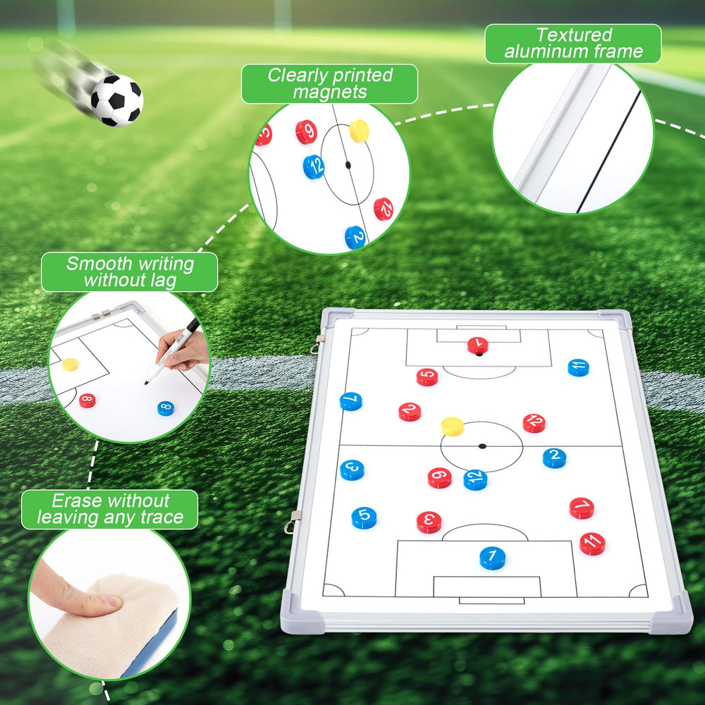 Dunzoom magnet and marker kit laid out for quick substitutions and clear instructions
