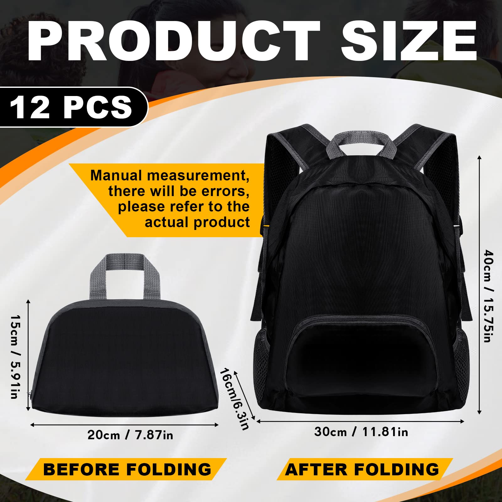 Dunzy folded pouch compact size easy storage and travel convenience